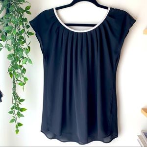 Lauren Conrad Black Blouse Top - Medium